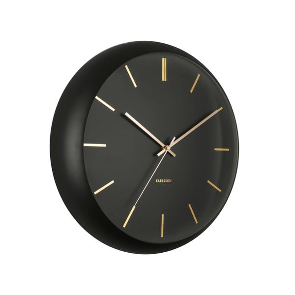 Sieninis laikrodis ø 40 cm Globe – Karlsson-image-3