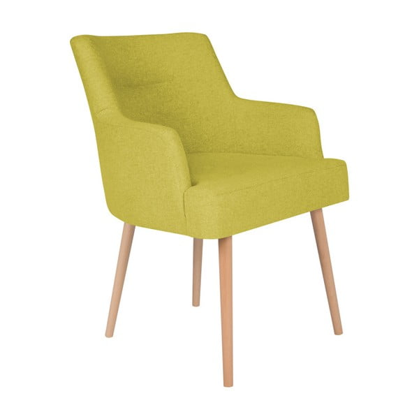 Geltonos spalvos kėdė Kosmopolitinis dizainas Retro