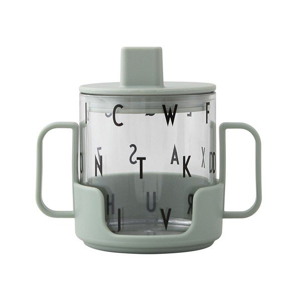 Žalios spalvos puodelis Design Letters Grow With Your Cup