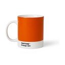 Oranžinės spalvos iš porceliano puodelis 375 ml Orange 021 – Pantone