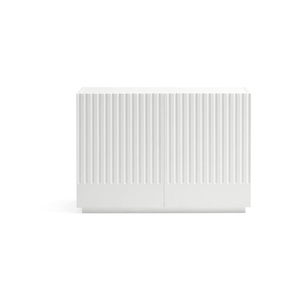 Žema šoninė spintelė baltos spalvos 100x70 cm Doric – Teulat