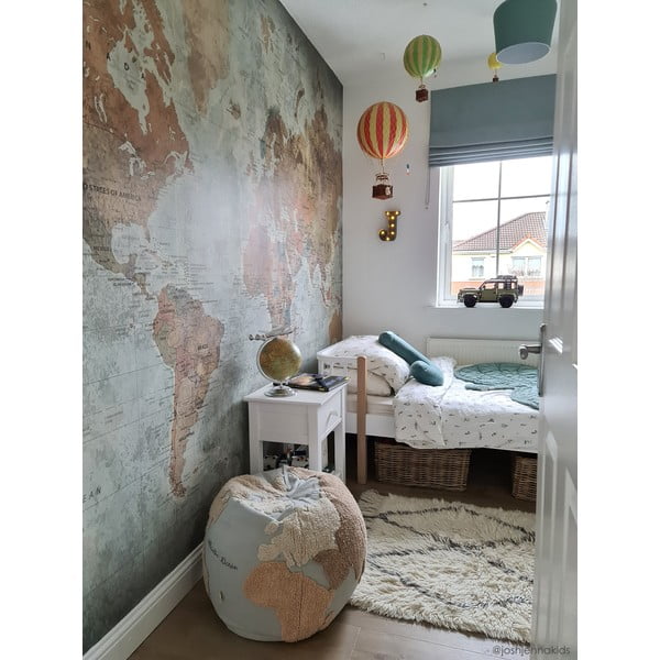 Skalbiamas/rankų darbo iš vilnos kilimas kreminės spalvos 80x140 cm Berber Soul – Lorena Canals-image-3
