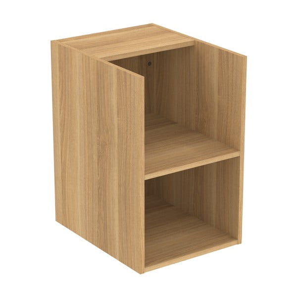 Žema/pakabinama vonios daiktadėžė natūralios spalvos iš ąžuolo 40x63 cm i.Life B – Ideal Standard-image-1