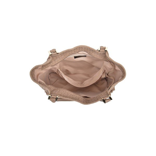 Smėlio spalvos odinė rankinė Luisa Vannini Miscara-image-4
