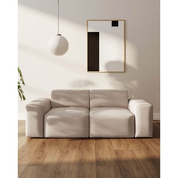 Sofa smėlio spalvos 205 cm Fluvio – MESONICA-image-3