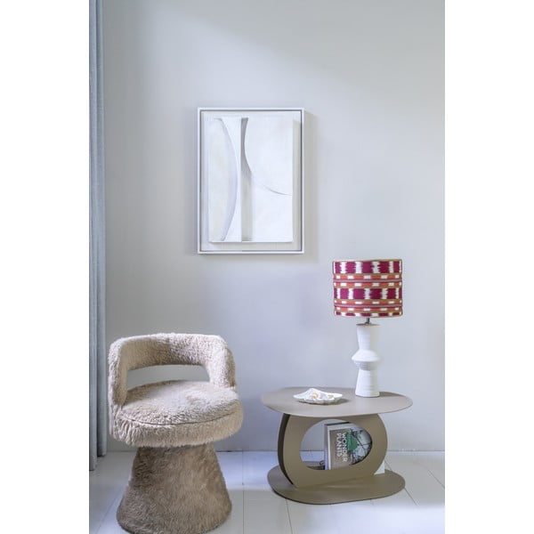 Smėlio spalvos iš metalo kavos staliukas 55x66 cm Tonda – Spinder Design-image-4