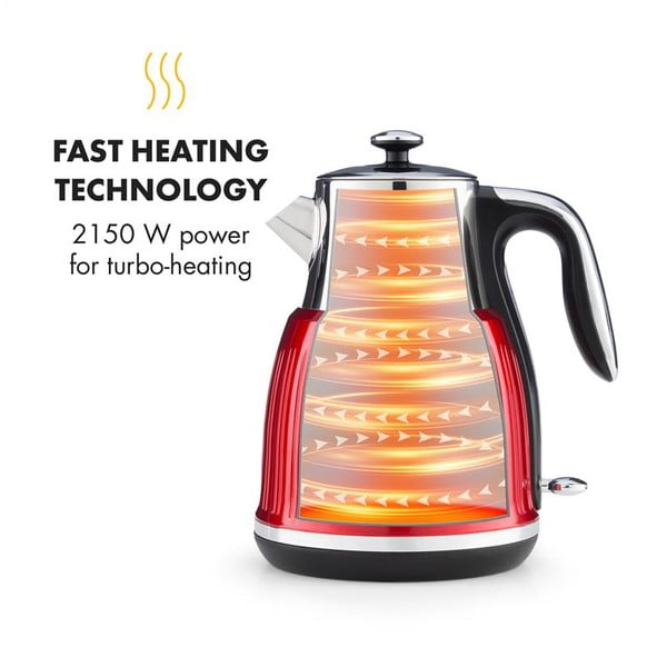 Elektrinis virdulys Red Klarstein Cancan-image-2