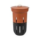 Terakotos spalvos komposto dėžė – Plastia