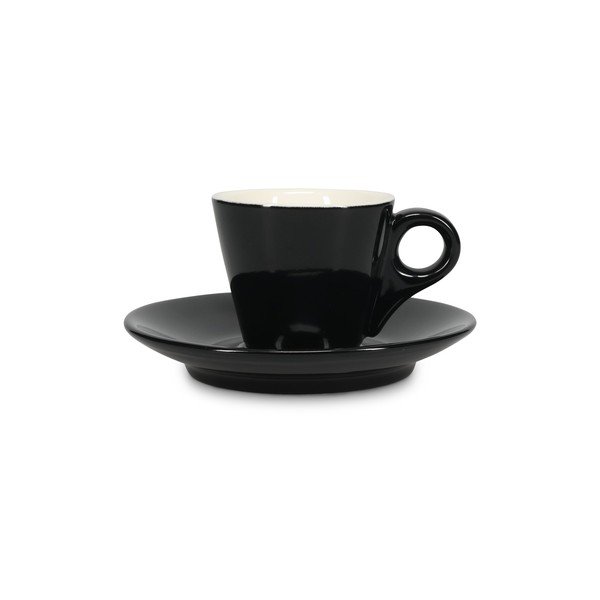 Juodos spalvos iš porceliano lėkštutė ø 12,5 cm Barista – BonBistro-image-3
