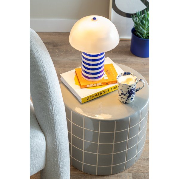 Iš keramikos apvalios formos šoninis stalas ø 42 cm Retro Tiles – Leitmotiv-image-1