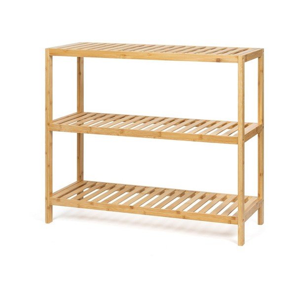 Natūralios spalvos iš bambuko vonios lentyna 69x60 cm Skaren – Bonami Essentials