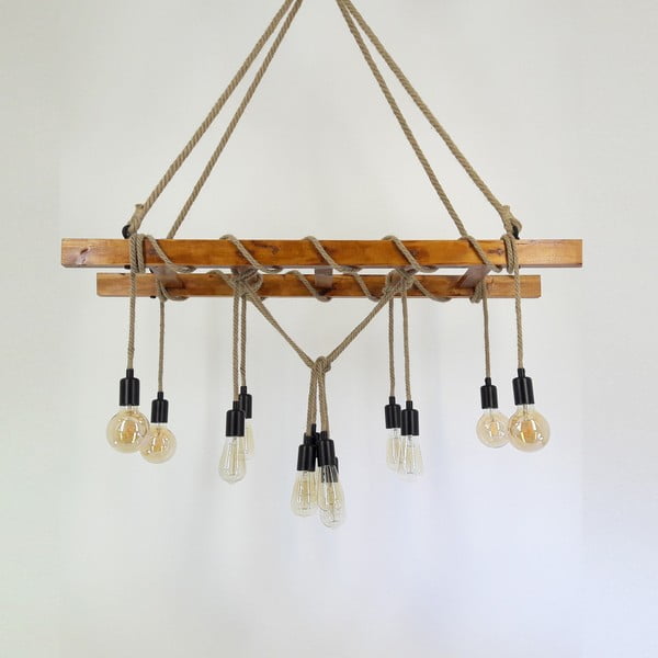 Lubinis šviestuvas iš pušies masyvo Merdiven-image-4