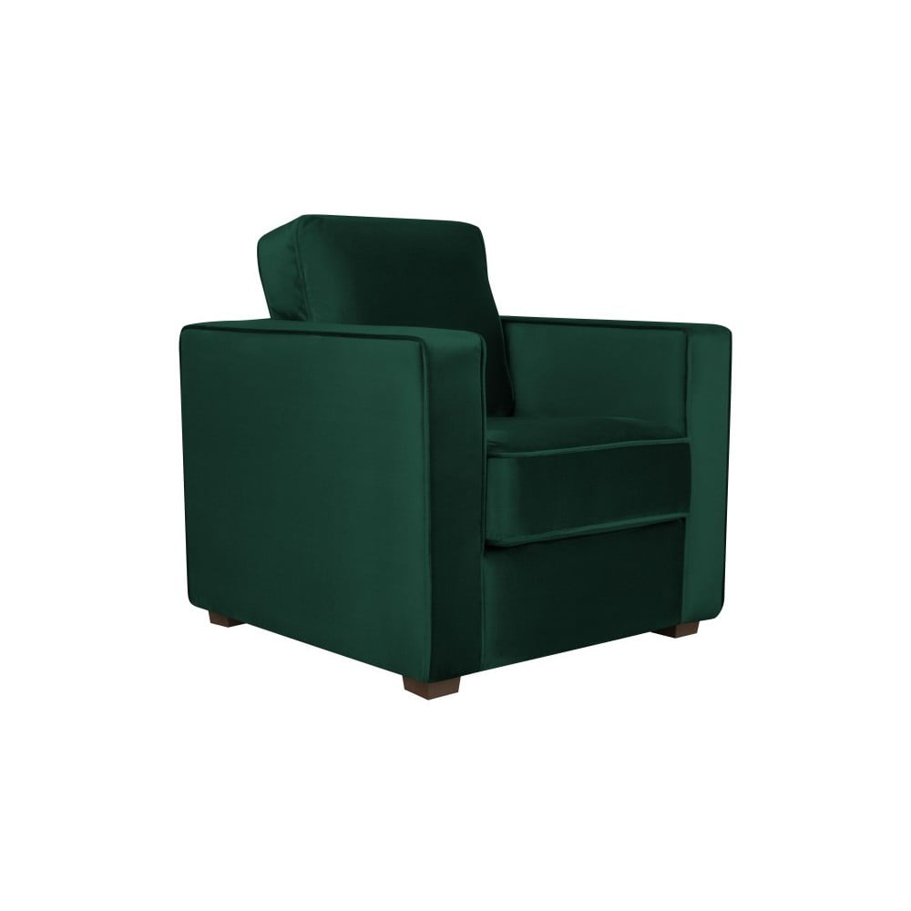 Tamsiai žalios spalvos fotelis Cosmopolitan Design Denver