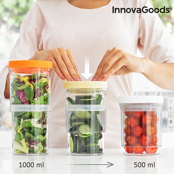 InnovaGoods reguliuojami konteineriai, 3 vnt.-image-2