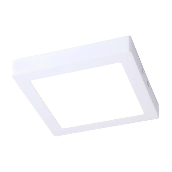 Baltas kvadratinis lubinis šviestuvas SULION, 22,5 x 22,5 cm