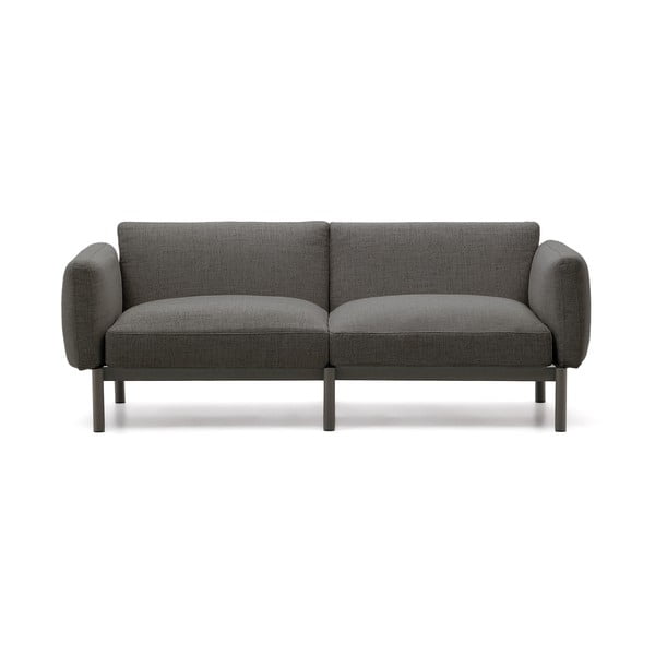 Sodo sofa iš audinio pilkos spalvos Sorells – Kave Home