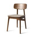 Rudos spalvos valgomojo kėdė Livo – Unique Furniture