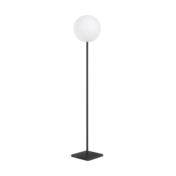 Pastatomas šviestuvas baltos spalvos/juodos spalvos LED su nuotolinio valdymo funkcija (aukštis 120 cm) Dinesh – Kave Home