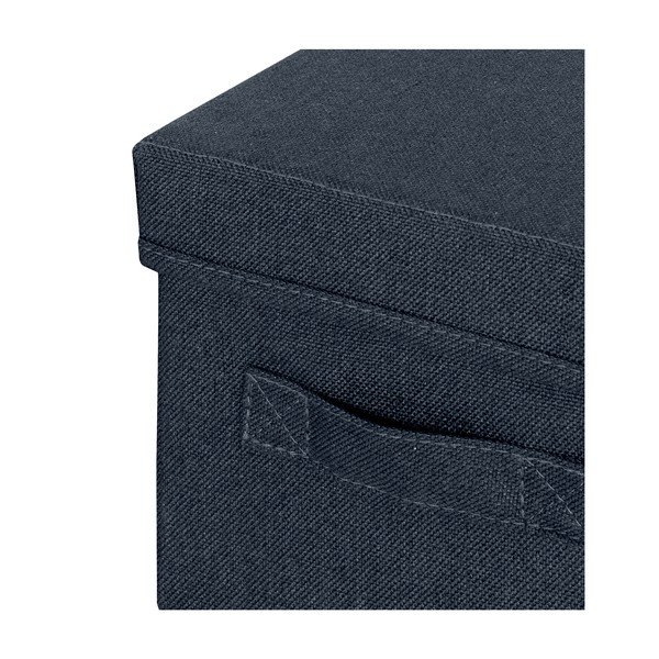 Iš tekstilės daiktadėžės tamsiai pilkos spalvos su dangčiu 2 vnt. 19x28.5x16 cm – Leitz-image-2