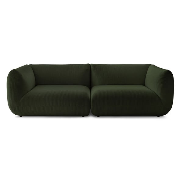 Žalia velvetinė sofa 260 cm Lecomte - Bobochic Paris