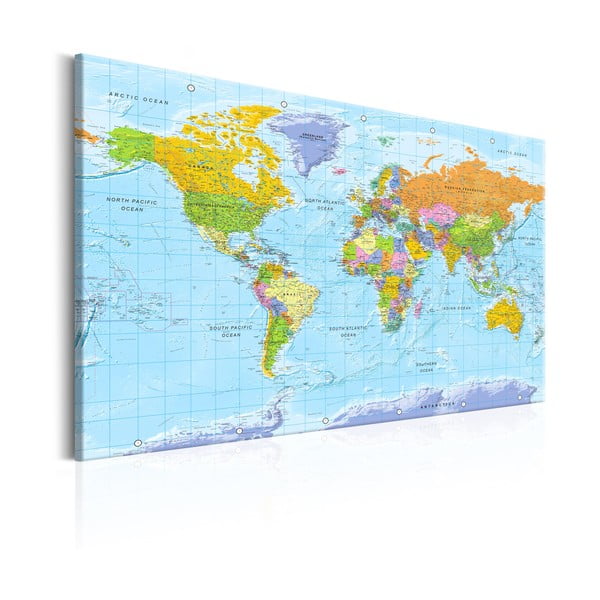 Bimago Orbis Terrarum pasaulio žemėlapio sieninis, 90 x 60 cm-image-2