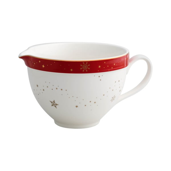 Porcelianinis kalėdinio rašto puodelis su piltuvėliu Brandani Alleluia New Bone China, ⌀ 19 cm