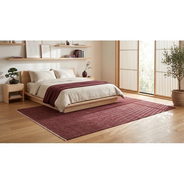 Bordo spalvos kilimas 160x230 cm Puro – ESTE-image-4