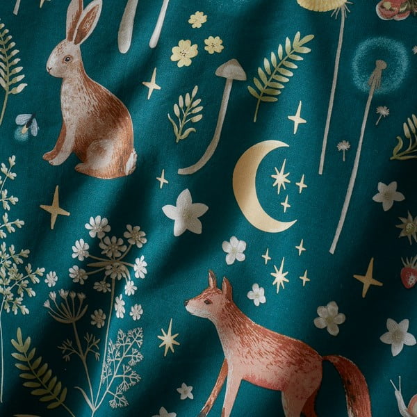 Dvigulė/itin ilga patalynė tamsiai žalios spalvos 230x220 cm Enchanted Twilight – Catherine Lansfield-image-4