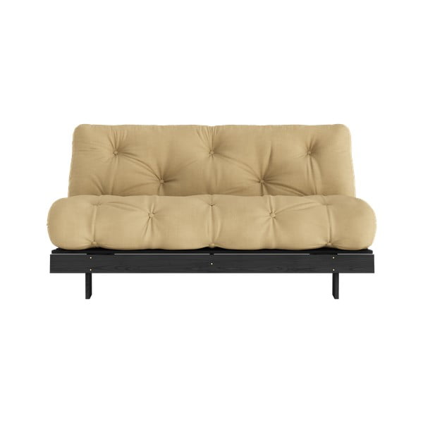 Sulankstoma sofa garstyčių spalvos 160 cm Roots Black Night – Karup Design-image-3