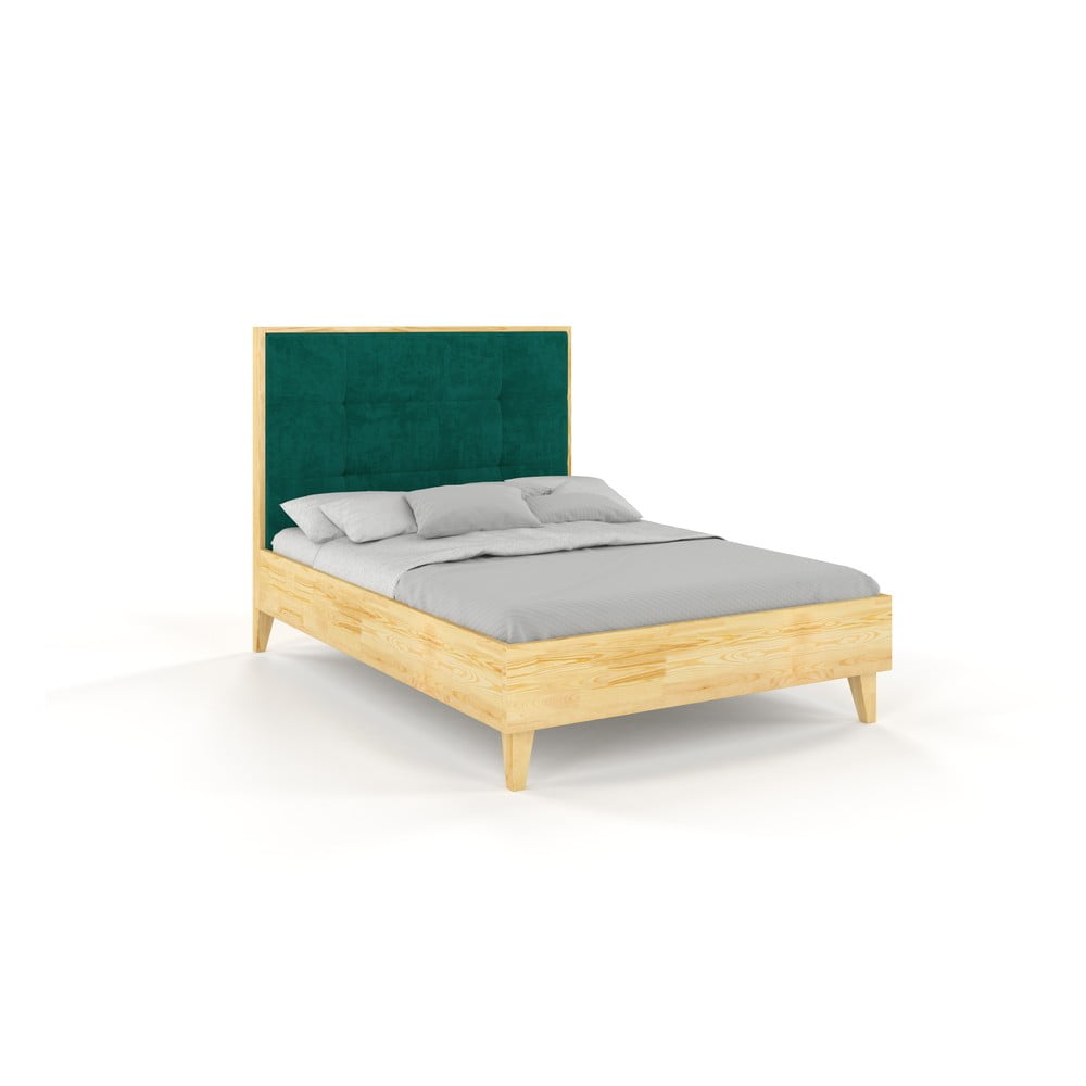 Dvigulė lova iš pušies medienos Skandica Frida, 180 x 200 cm