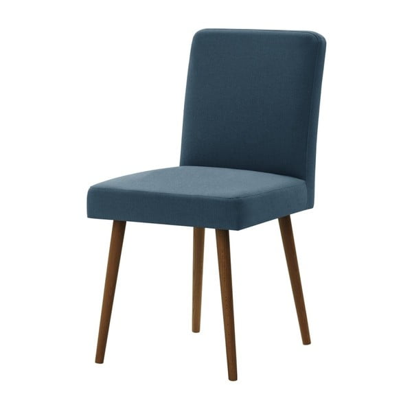 Mėlyna kėdė su tamsiai rudomis buko medienos kojomis Ted Lapidus Maison Fragrance