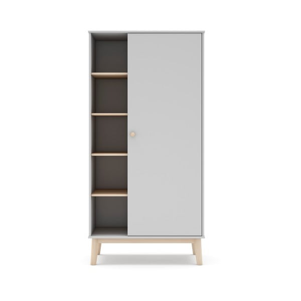 Balta vaikiška spinta 90x181 cm Esteban - Marckeric-image-3