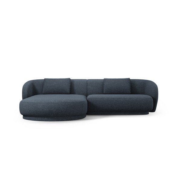 Kampinė sofa tamsiai mėlynos spalvos Camden – Cosmopolitan Design