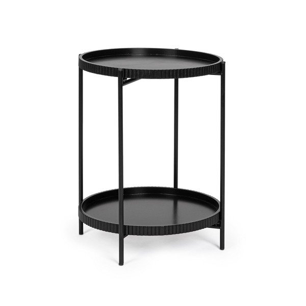 Iš metalo apvalios formos šoninis stalas ø 42 cm Herdys – Yes Everyday