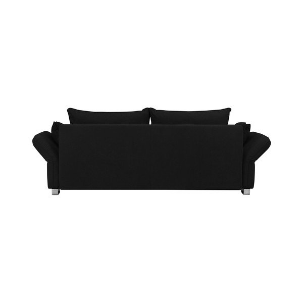 Juoda sofa-lova su daiktų laikymo vieta "Windsor & Co Sofas Casiopeia", 245 cm-image-3