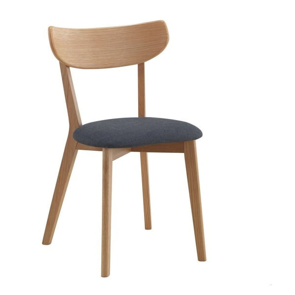 Rudos spalvos valgomojo kėdė su pilka sėdyne "Rowico Sanna