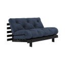 Sulankstoma sofa tamsiai mėlynos spalvos 140 cm Roots Black Night – Karup Design