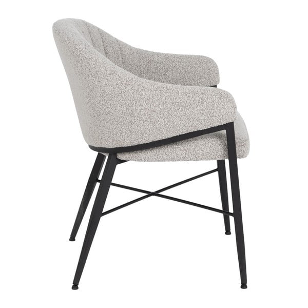 Krėslas šviesiai pilkos spalvos – Ixia-image-2