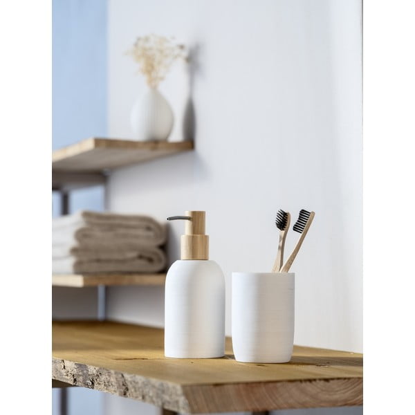 Baltos spalvos iš polirezino dantų šepetėlio indas Altavalle – Wenko-image-1