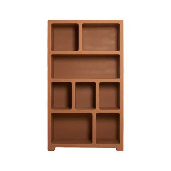 Terakotos spalvos pastatoma lentyna 110x190x35 cm Nahua – Light & Living-image-2
