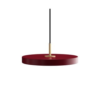 Kabantis šviestuvas raudonos spalvos LED ø 31 cm su metaliniu gaubtu Asteria Mini – UMAGE