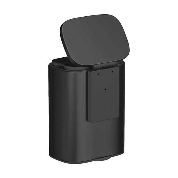 Nerūdijančio plieno juoda šiukšliadėžė Wenko Sare-image-3