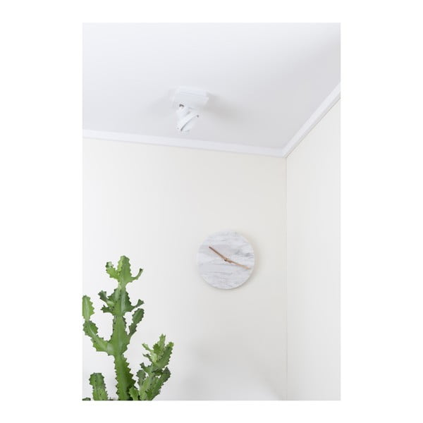 Baltas marmurinis sieninis laikrodis Zuiver-image-2