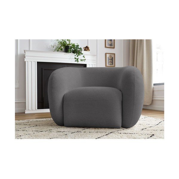 Krėslas tamsiai pilkos spalvos Celine – Bobochic Paris-image-1