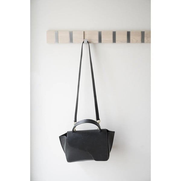 Iš ąžuolo masyvo sieninė lentyna natūralios spalvos Confetti – Rowico-image-4