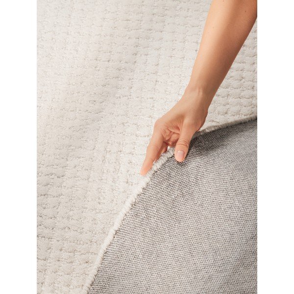 Kreminės spalvos iš vilnos apvalios formos kilimas ø 160 cm Eloise – Hanse Home-image-1