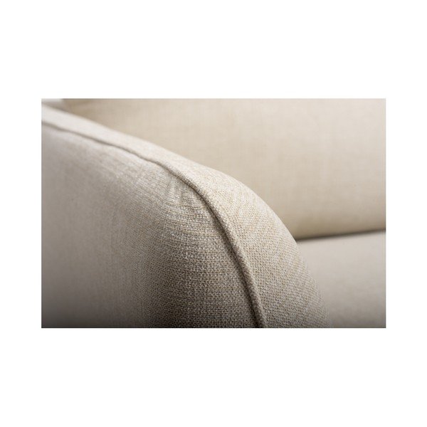 Smėlio spalvos kampinė sofa Scandic Paris, dešinysis kampas-image-1