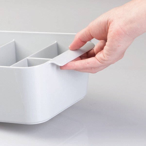"InterDesign Clarity Divided" pilkos spalvos organizatorius-image-1