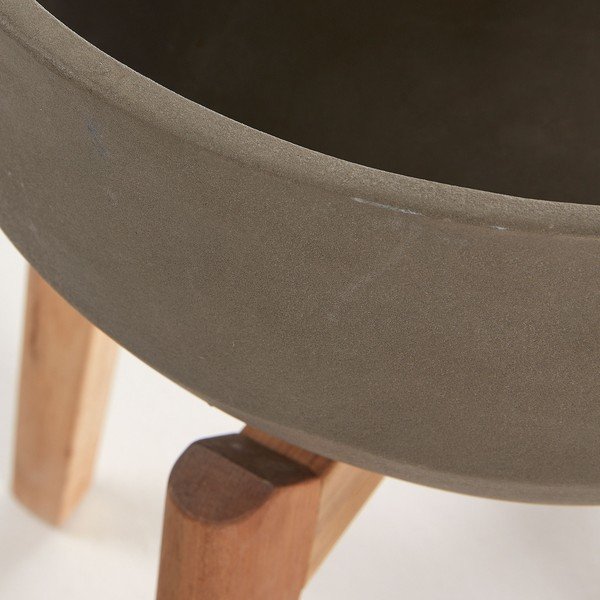 Gėlių vazonas su stovu Kave Home, aukštis 40 cm-image-2
