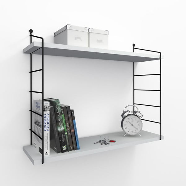 Balta sieninė lentyna Garetto Armoni-image-1